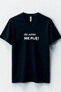 Męska Czarna Koszulka M Od Jutra Nie Piję
