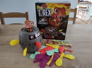 Pop up wyskakujący dinozaur Trex dinozaur z beczki