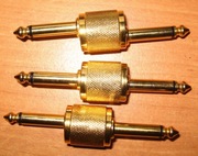 Trzy złączki do efektów gitarowych - komplet