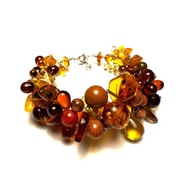 Fiolekart - Bransoletka, biżuteria artystyczna + pudełeczko na prezent