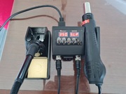 Stacja Lutownicza 2in1 Hot Air + Lutownica, model 8898