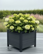 Donica tarasowa antracyt 50 50 cm odporna na warunki zewnętrzne