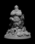 Dżin Figurka 32mm 14K zgodna z D&D Pathfinder Warhammer