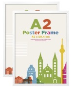 Ramki A2 białe 42x59,4 cm – zestaw 2 szt.