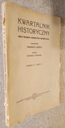 Kwartalnik Historyczny LII zeszyt 4  1938r.