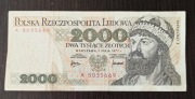 2000 zł z 1977r. seria A