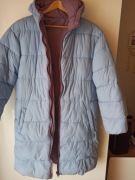 zimowy płaszczyk dziewczęcy 