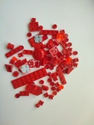 Klocki LEGO czerwone mix - ok. 25 g