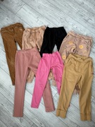 Spodnie, legginsy, paka 7 sztuk, rozm. 122/128cm dla dziewczynki