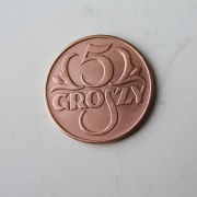 10 # 5 gr groszy 1938 RP 2  od 1 5 zł 