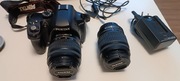 Pentax K-500 body, dwa obiektywy, torba i statyw