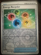 REVERSE HOLO Energy Recycler 164/182 Karta POKEMON TCG Destined Rivals