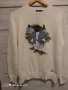 Sweter kremowy znanej marki