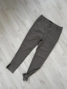 spodnie w kratkę klasyczne zameczki H&M 36 S