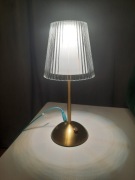 Lampka nocna LED złota- Pibaogu dotykowa USB C