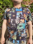 Lucasfilm Star Wars t-shirt koszulka vintage z postaciami z filmy r. L 