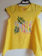 T-shirt dziewczęcy -  Lupilu - żółty - 110/116 -
