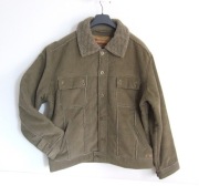 RESERVED Męska kurtka sztruks zimowa XL NOWA