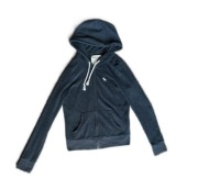 Bluza Abercrombie & Fitch z kapturem zapinana r. S