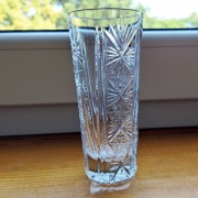 Kieliszek Kryształowy 100 ml. Literatka. Do Wódki. 11.5 cm. Nowy. Z lat 70