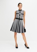 Sukienka w pepitkę plisowana roz 40/42