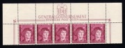 GG Generalna Gubernia 1943 - M.Kopernik, Fi 104** pasek z arkusika 