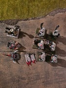 WFB Warhammer Regiment Ogres Bullies Ogry 8 szt Pomalowane