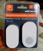 Dzwonek bezprzewodowy sieciowy DÜWI 150 metrów zasięgowy