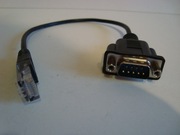 KABEL komunikacyjny RS232 DB9 Męskie - RJ45 20cm do POS'ów i innych