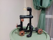 Lampa z rurek hydraulicznych loft 