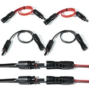 Płaski Kabel Solarny 35 cm 6mm² – Przejście Okienne Wodoodporne PV