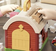 Duża Farma składana przenośna stodoła z akcesoriami i zwierzątkami