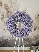 Wianek na drzwi hortensje 