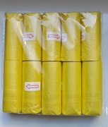 Worki foliowe na psie odchody 10 rolek ŻÓŁTY