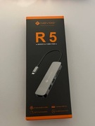 Hub USB 3.0 Novoo 5w1 wyjście HDMI czytnik kart USB-C