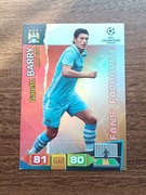 Champions league 2011/12 Gareth Barry FANS FAVOURITE card