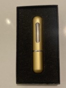 Perfume atomizer 5ml złoty kolor Bloomingdales 
