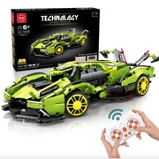 Zestaw klocki konstrukcyjne auto sportowe zdalnie sterowane 6+ 1148 el. 