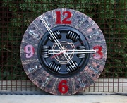 Duży zegar tarcza sprzęgła Scania 43cm loft