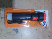 AKUMULATOROWA LATARKA LED ZASILANIE MINI -USB W ZESTAWIE