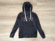 Jack&Jones * czarna bluza kangurka z kapturem * 36 S