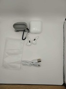 Słuchawki TWS APM – bezprzewodowe, etui ładujące, mikrofon, białe