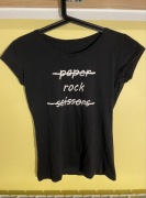 Sinsay t-shirt bluzka czarna S