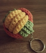 Breloczek piłka ręcznie wykonany