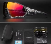 Okulary Rowerowe Kapvoe 11 Outdoor MTB + 4 szyby wymienne.