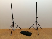 2x statyw kolumnowy Athletic 110-200cm 50kg rura 35mm + pokrowiec