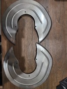 Tarcze kotwiczne (osłony tarcz) tylne audi a6c5 allroad 