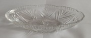 łódka kryształ PRL półmisek salaterka owocarka szkło kryształowe 32 cm do
