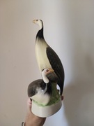 Figurka porcelana perliczki Hollohaza Węgry