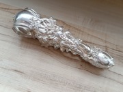 SZCZYPCE DO LODU LUB CUKRU SREBRO 13 ŁUTÓW ROCOCO